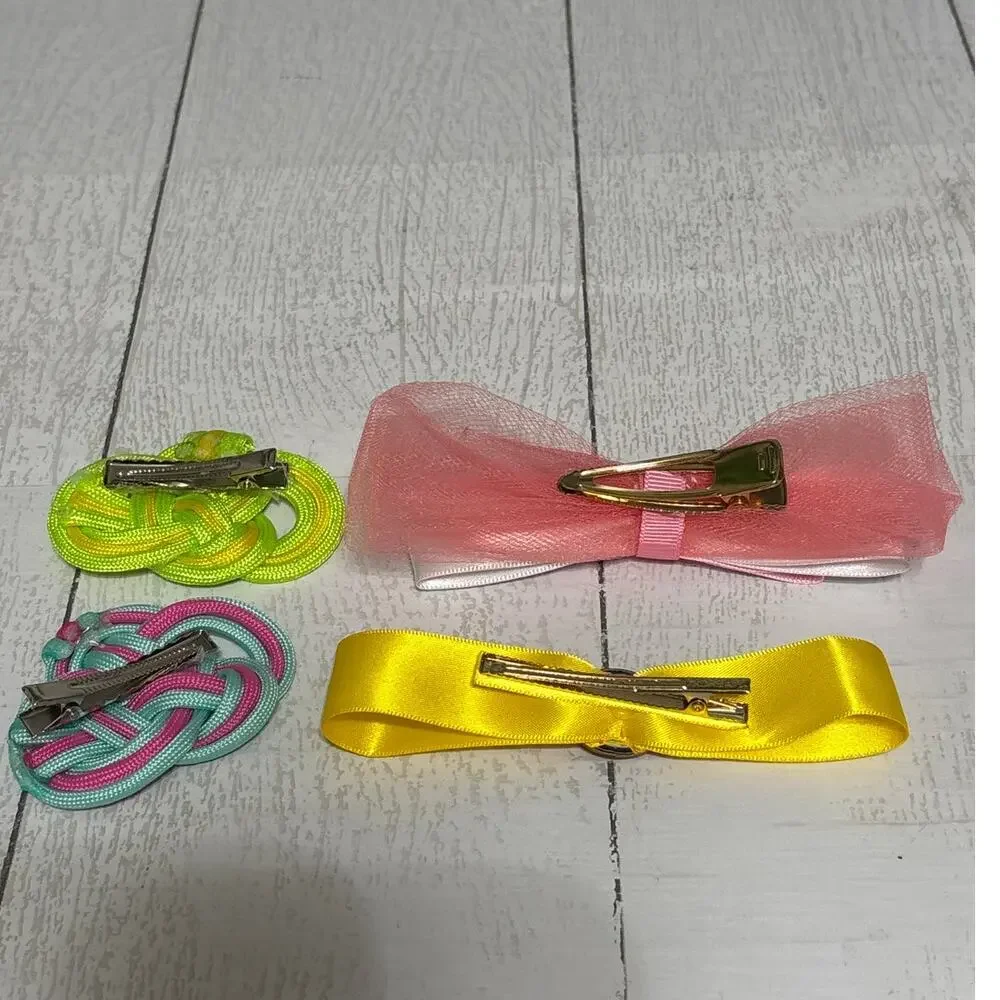 Girls 4 Piece Hair Accessory Gift Set Celtic Bows